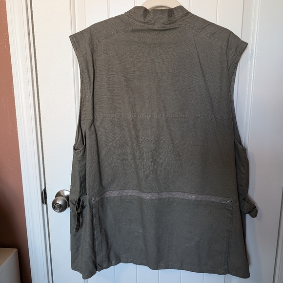 Vintage L.L.Bean Ranger/Fishing Vest Men's Large Khaki - Picture 2 of 7